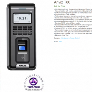 Anviz T60 Bangladesh