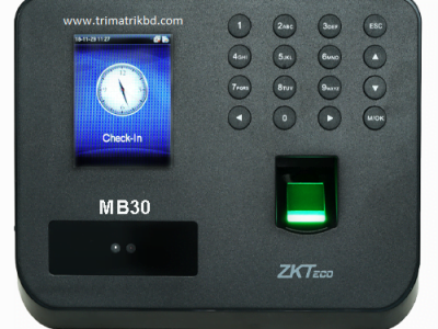 ZKTeco MB30 Face & Fingerprint Attendance & Access Control