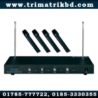 Ayzo WLM-4MP-100M 4-Channel Wireless with 2 Microphone in Bangladesh 