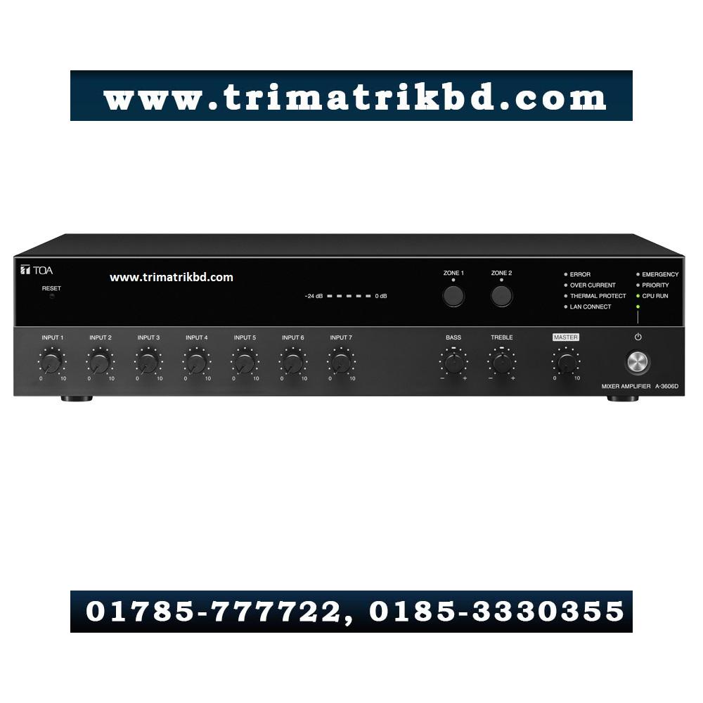 Toa A-3648D Digital Mixer Amplifier Best Price in Bangladesh